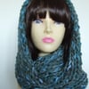 Knitted Infinity Unisex Scarf 