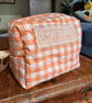 Personalised Gingham Makeup Bag - Image 5
