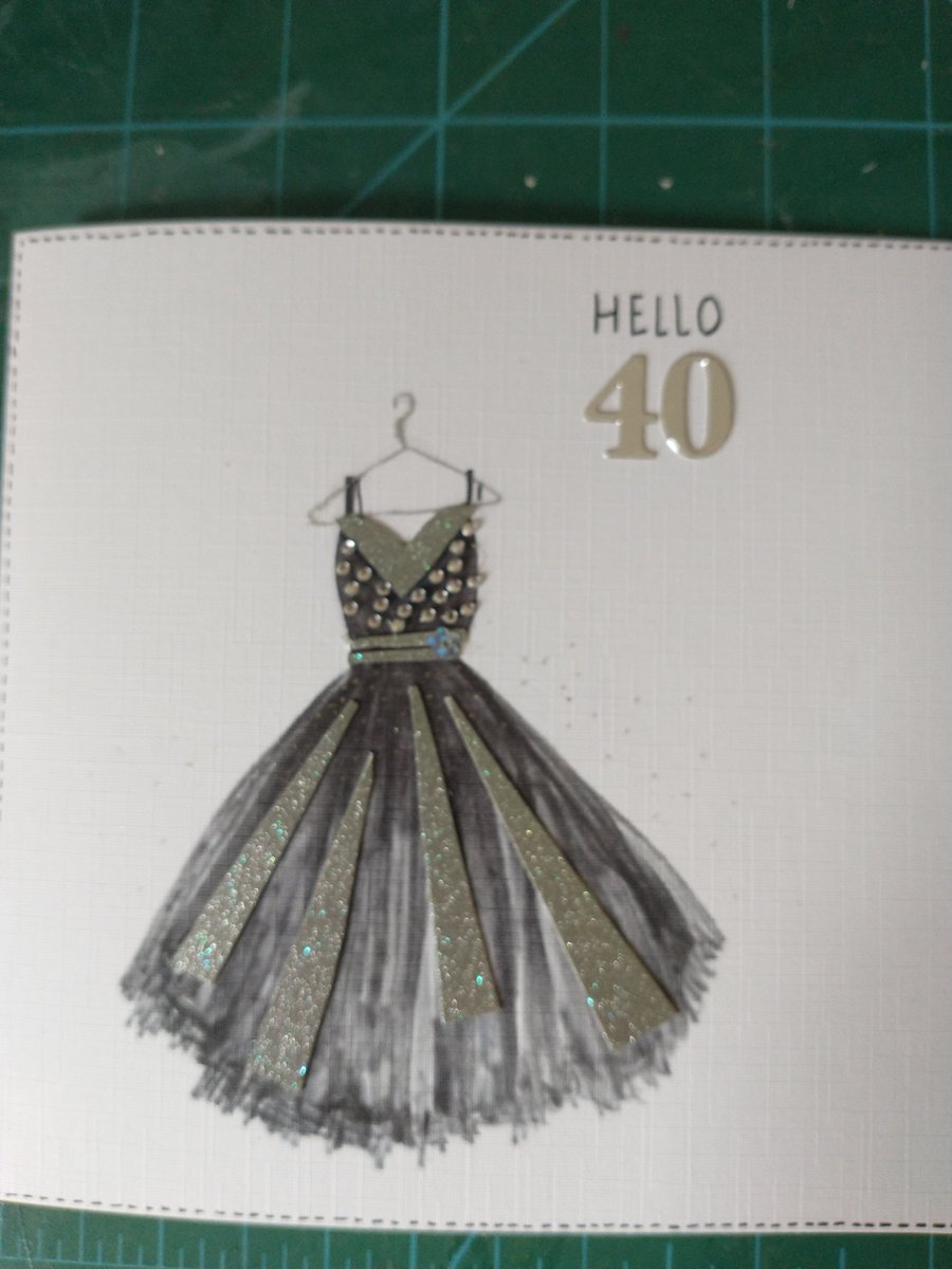 40th birthday card