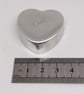 Lead-Free Pewter Heart Ingot 75g Minimum 95% Tin for Jewellery Making & Casting - Image 3