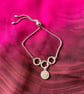 Slider Bracelet with diamond disc charm - Image 1