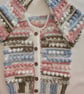 Random neutral coloured cardigan anti pil yarn for an 18 month old little one  - Image 2