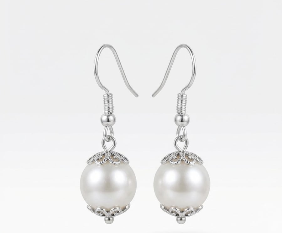 Pearl Drop Earrings 