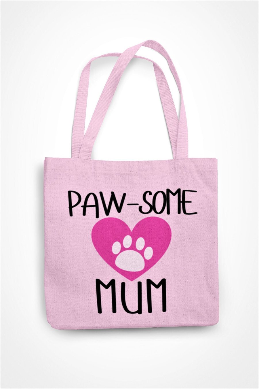 Paw-Some Mum Tote Bag Mothers Day Birthday Christmas Paw Cat Dog Gift