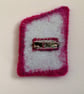  Felted Wooly Knit Brooch. - Image 2