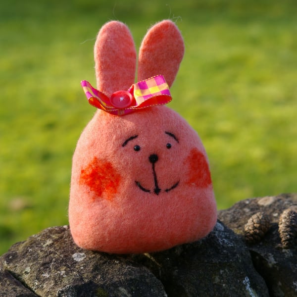 Felted Wool Bunny Box