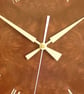 Designer made Wooden Wall Clock with a Burr Madrone Dial & Inlaid Sycamore Bezel - Image 3