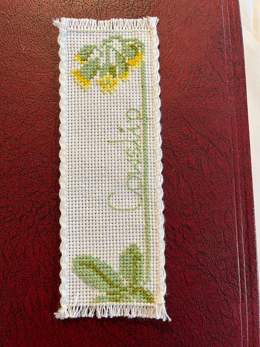 Cowslip Counted Cross Stitch Bookmark Kit