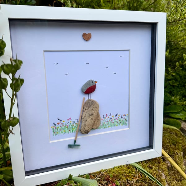 Robin In The Garden
