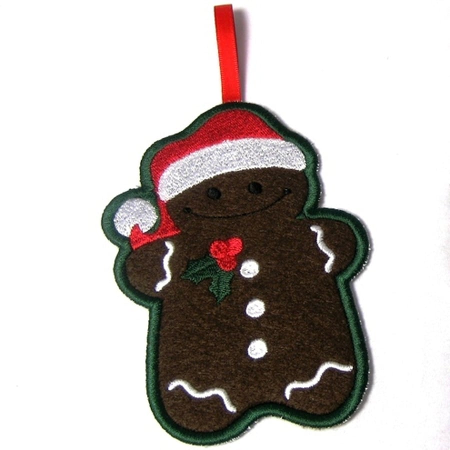 Personalised Gingerbread Person Tree Decoration