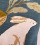 Snap purse: hares on teal - Image 4