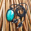 Malachite Chrysocolla Pendant