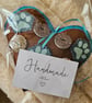 Hanging pet heart with paw prints - Image 2