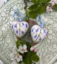 Bluebell hand-painted ceramic bauble decoration  - Image 7