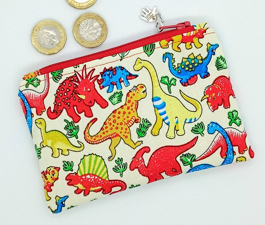Dinosaur Coin Purse NO POSTAGE 762HF