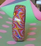 Bangle - Scarlets Dancing ! - Handmade - Retro Psychedelia Style - Polymer Clay - Image 3