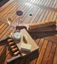 French Stick Breadboard Handmade from Reclaimed Oak - Image 2