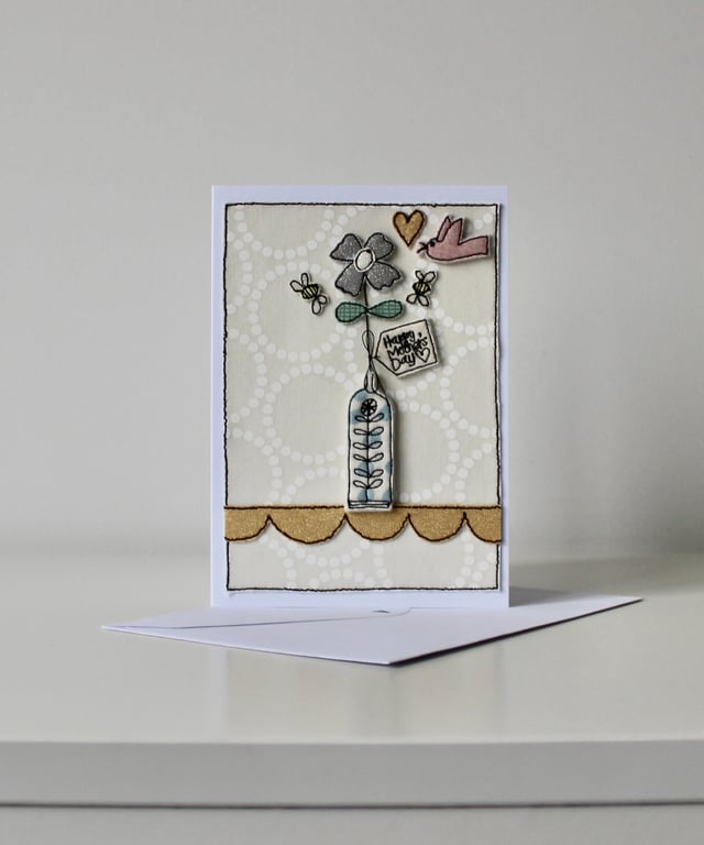 'Happy Mother's Day' - Handmade Blank Card Number 4