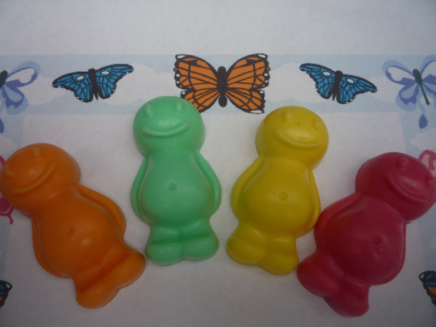 Jelly Baby Novelty soaps (medium) x 4