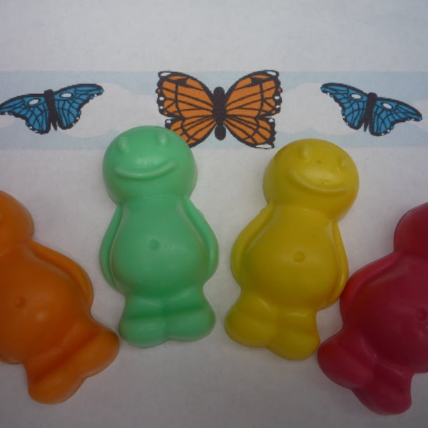 Jelly Baby Novelty soaps (medium) x 4