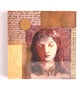 Original Paper & Fabric Collage on Wood Panel, 12x12cms, Free Postage (192) - Image 1