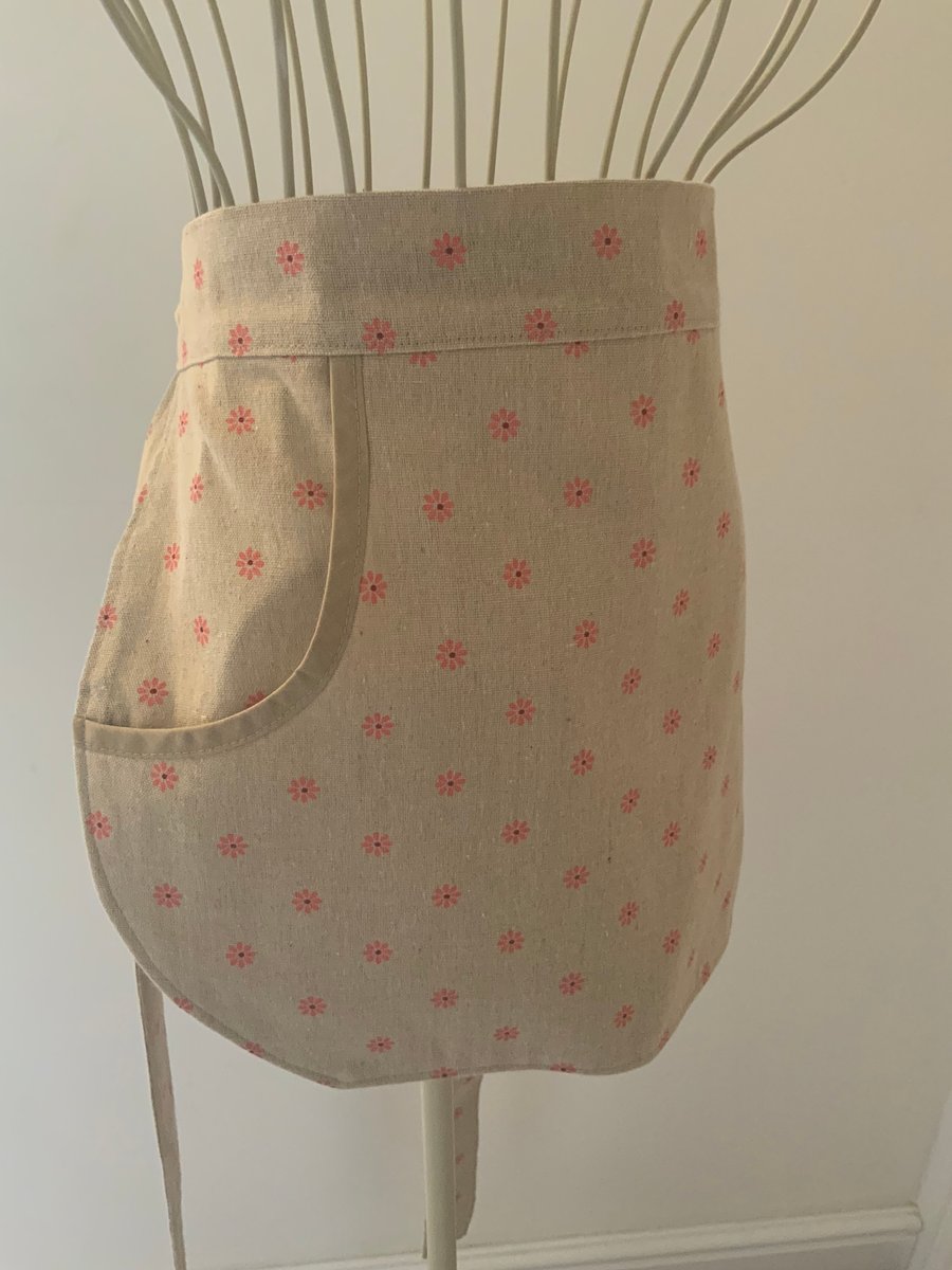 Perfectly Imperfect, Half Apron, Peg Apron, Fully Lined, Peg Bag