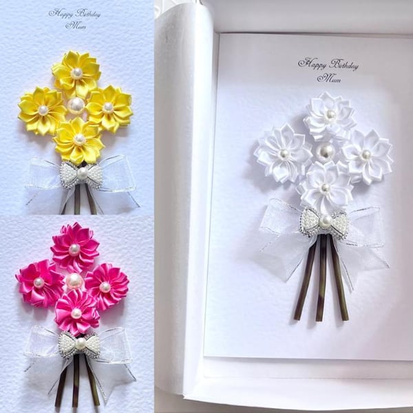 Handmade Personalised 3D Birthday Card for Her C018