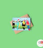 Bird Christmas Card, A6 Christmas Card, Cute Animal Christmas Card