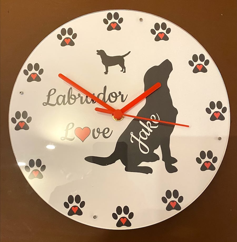 Labrador Lover's Clock