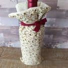 Floral bottle gift bag 
