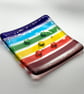 Fused Glass Rainbow Soap Dish - Image 1