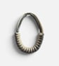 White and Grey Statement Necklace – Handmade Recycled Cotton Cord 