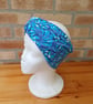 Hair Band blue cotton jersey twist front turban style women's head band  - Image 2