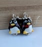 Glass penguin earrings - Image 4