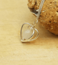 Moonstone heart necklace - Image 1