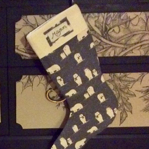Lovely Padded Christmas Stocking Personalised