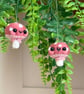 Mini Mushroom Pink Duo - Image 4