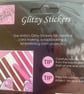 Glitzty paper ribbon stickers, 2 packs 9 - 30cm ribbon strips in each pack - Image 5