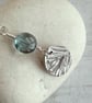 Botanical silver pendant with yew leaf design. - Image 8
