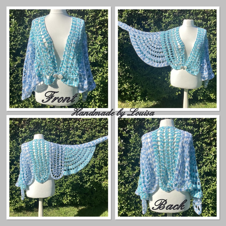 Crocheted Butterfly cardigan