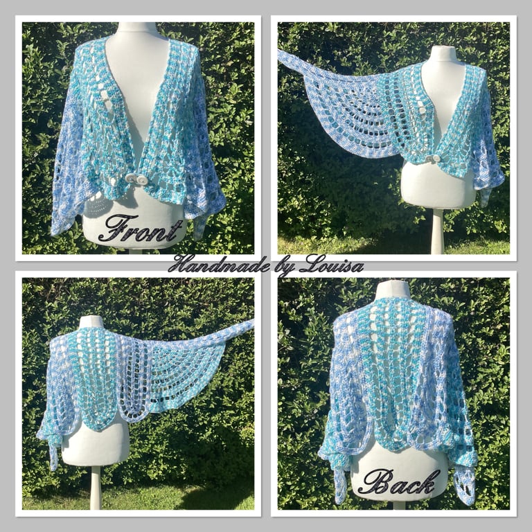 Crocheted Butterfly cardigan
