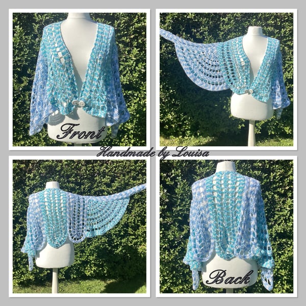 Crocheted Butterfly cardigan