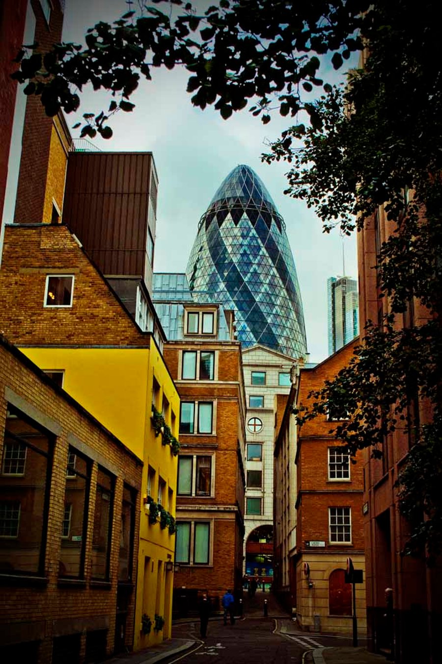 30 St Mary Axe The Gherkin London England Photograph Print