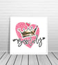 Boss lady girls room print, girl room quote print,  girl boss wall art - Image 5