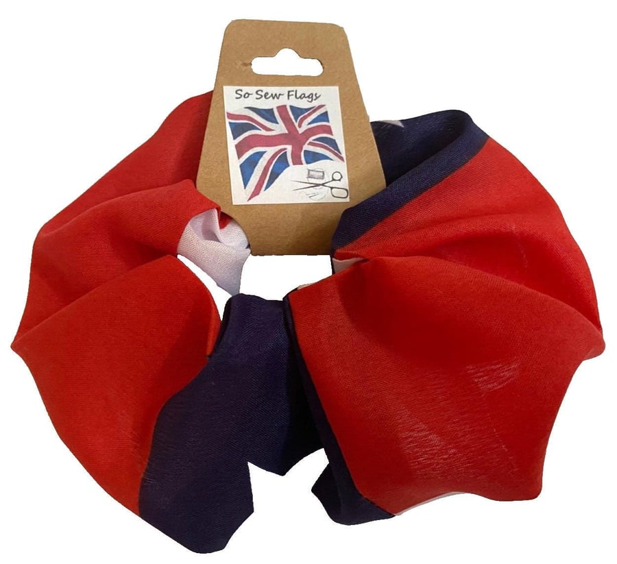 Texas USA Flag Hair Scrunchie Scrunchies Accessory Band Elastic