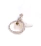 Pendant- wire wrappe scallop shell - Image 1