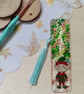Elf Christmas bookmark 