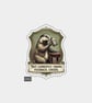 Funny Vinyl Sticker For Adults - Snarky Badger