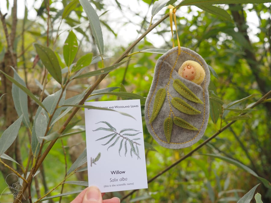 Willow baby fairy doll - gift idea for nature lovers!