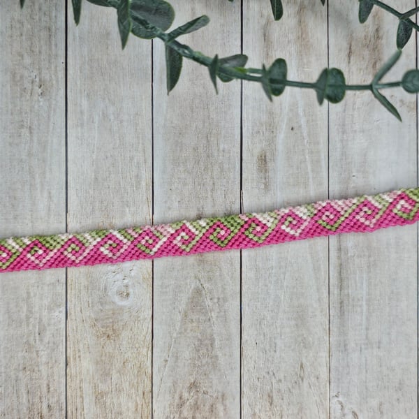 Friendship bracelet - Greek Wave (01)